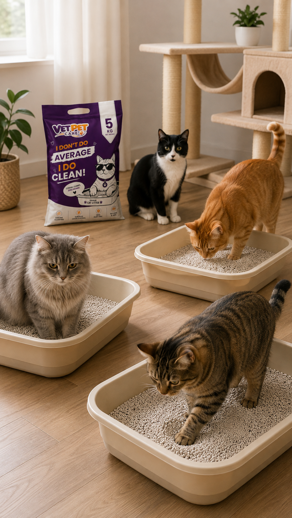 Best cat litter for multi-cat households guide